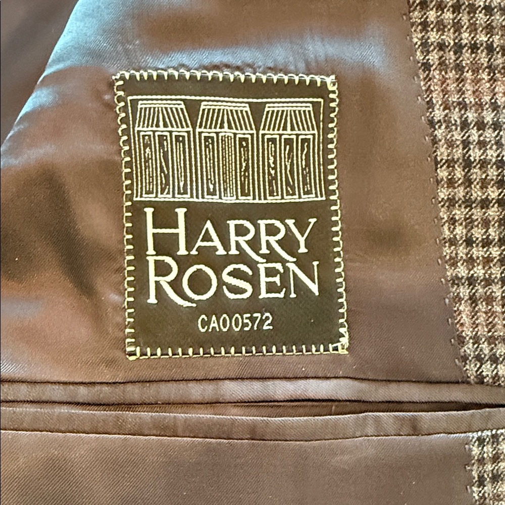 Canali Brown Checkered Jacket